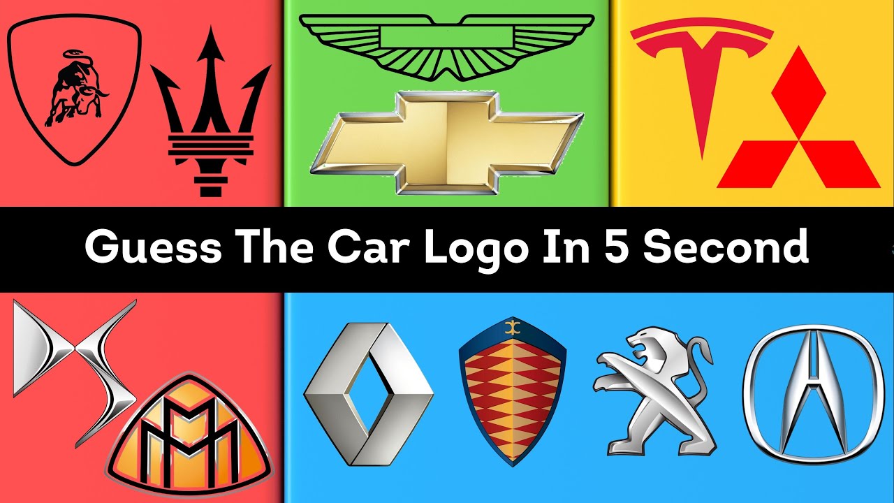 Are You A Car Enthusiasts! Can You Guess The Car Brand By Its Logo In 5 ...