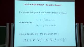 PISACMS 2015 - Benjamin Rotenberg - Lattice-Boltzmann methods