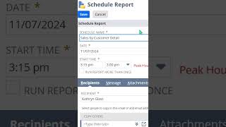 NetSuite Tip: How To Schedule Reports