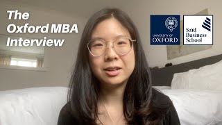 How to Prepare for the MBA Interview (2020 Oxford MBA)
