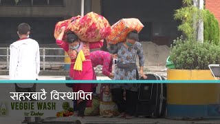 महामारीका कारण  काठमाडौंबाट थातथलो फर्कने बढे