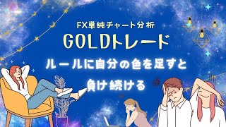 GOLDトレードにて【ルールに自分の色を足すと負けが止まらなくなる】