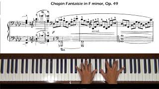 Chopin Fantaisie in F minor, Op. 49 Piano Tutorial Part 2