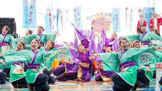 [4K] 大阪公立大学チーム朱蘭 『咲開』振り納め　大阪ベイエリア祭Worldあぽろん 2023 (中央)