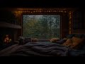 따뜻하고 아늑한 방의 잔잔한 비 소리 the ideal background for studying relaxing and sleeping calm rain sounds