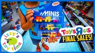 TOYS R US FINAL SALES! Shopping for Toy Cars and Toy Trains and LEGO including Thomas and Hot Wheels