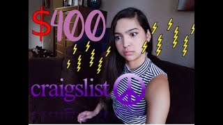 I ALMOST GOT SCAMMED $400 ON CRAIGSLIST: STORYTIME