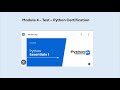 Python Essentials 1 - Module 4 Test - Python Certification