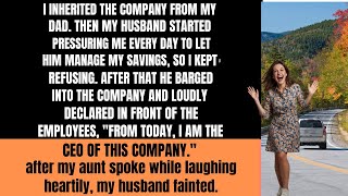 Ex-Hubby Thought Marrying a Company President Would Make Him Rich—He Didn't Expect My Final Move…