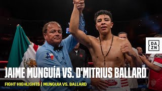 FIGHT HIGHLIGHTS | Jaime Munguía vs. D'Mitrius Ballard