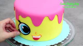 How To Make a CUTE Shopkins Birthday Cake | Easy Cake Decorating Idea by Cakes StepbyStep