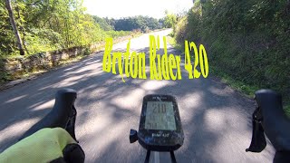 Bryton  Rider 420, parfait pour un cycliste sur route!!!