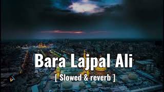 Bara Lajpal Ali  [slowed @Reverb  Qaseeda ]  by fraz ali  |SyedEdits