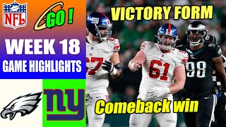 Philadelphia Eagles vs New York Giants WEEK 18 [FULL GAME] | NFL Highlights TODAY 2023