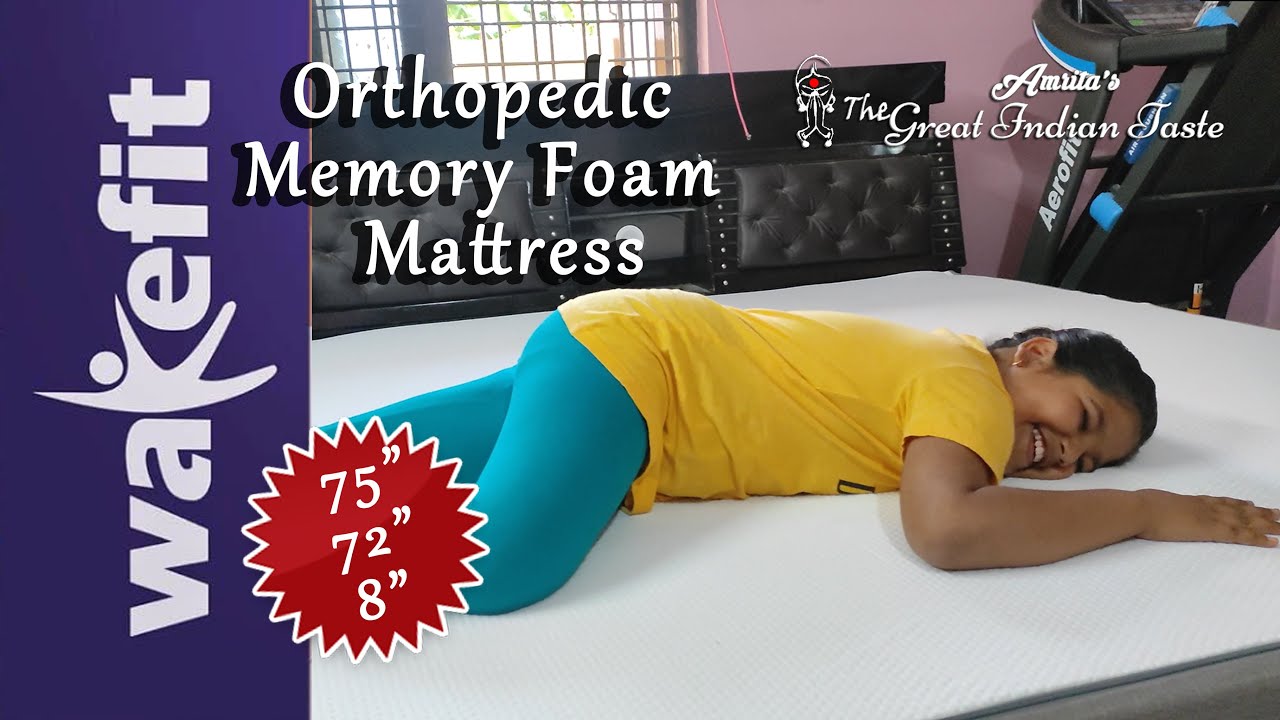 Best Orthopedic Mattress | Wakefit Orthopedic Memory Foam Mattress | NO ...