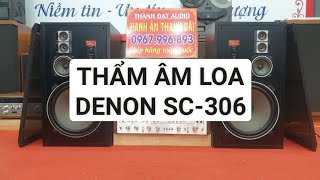 (ĐÃ BÁN)THẨM ÂM ĐÔI LOA DENON SC-306 (THÀNH ĐẠT AUDIO 18 0967996893)