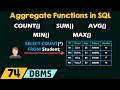 Aggregate Functions in SQL