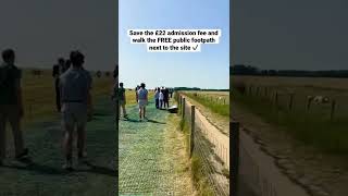 This is how you see STONEHENGE for FREE! 🤯 #stonehenge #travel #shorts #travelsh