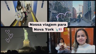 Fomos para Nova York 🗽 e o Andrew voou de avião pela primeira vez ✈️❤️