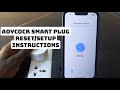 Aoycocr Smart Plug Reset/Setup Instructions