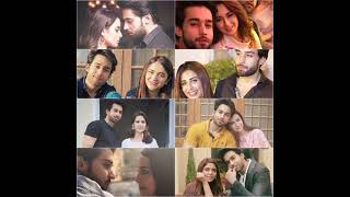 Bilal Abbas with 10 Pakistani actresses who's your favourite couple?