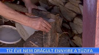 Tíz éve nem drágult ennyit a tűzifa