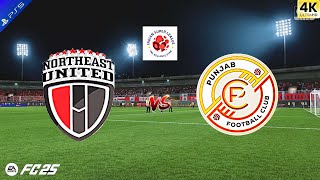 Northeast United FC vs Punjab FC | India - Super League | Full Match | FC 25 Hindi Gameplay