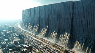 In 2032 New Earth Government Erects 300-Meter Walls Around Cities To Control Man