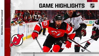 Coyotes @ Devils 11/12 | NHL Highlights 2022