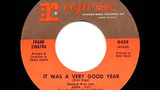 1966 HITS ARCHIVE: It Was A Very Good Year - Frank Sinatra (mono 45--#1 A/C)