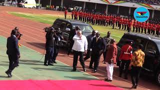 Ghana@62: Former President Jerry John Rawlings arrival at the Aliu Mahama Stadium