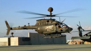 Bell OH-58 Kiowa Warrior Helicopters Flight