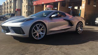 2021 Chevrolet Corvette C8 Convertible on 22 inch Forgiatos Ecl concave series