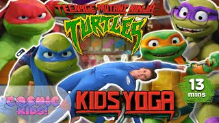 NEW! Teenage Mutant Ninja Turtles Mutant Mayhem - Cosmic Kids Yoga Adventure!