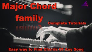 Major Family Chords Piano Keyboard Course Tutorial for Beginners in Hindi |Free Online Piano Lessons
