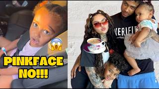 Blueface family outing GONE WRONG! OH NO!😱 Pinkface w FACE TATTS cuss him!😱 Not cute!😱 06.03.2026