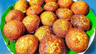 1 கப் பாசிபருப்பு வச்சு மெது மெதுனு இனிப்பு குழிப்பணியாரம் //moong dal snacks recipe in tamil