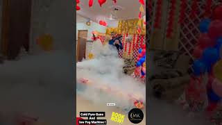 🤯 Sparkle Gun Blast 😔 #shorts #decoration #event #trending #ytshorts