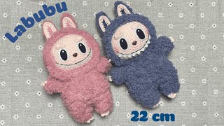 22cm LABUBU Crochet Tutorial - Nhe Huynh Handmade