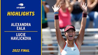Alexandra Eala vs. Lucie Havlickova Highlights | 2022 US Open Final