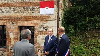 Inauguration de la rue Princes de Monaco