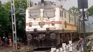 12039 New Delhi to kathgodam Shatabdi express locomotive wap 7 locomotive no 37594