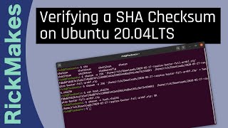 Verifying a SHA Checksum on Ubuntu 20.04LTS