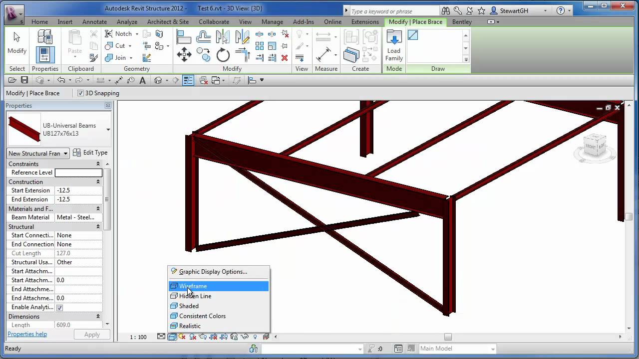 Brace Frame In Revit At Kristy Mulkey Blog