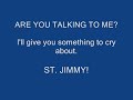 green day st. jimmy lyrics on screen