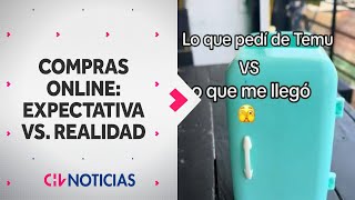 COMPRAS ONLINE: La comparación entre lo que pido versus lo que llega - CHV Noticias