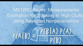 METRIC Bayes: A Bayesian nonparametric approach in clutter