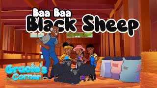 Baa Baa Black Sheep | Counting with Gracie’s Corner | Nursery Rhymes + Kids Songs
