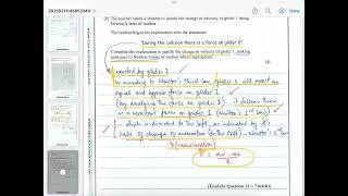 Physics Edexcel AS Core Physics 1 - June 2018 (Part 4)