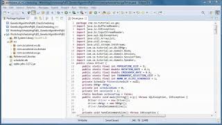 workshops/conference scheduling (02) + genetic algorithms (08+) - JAVA Prototype Project